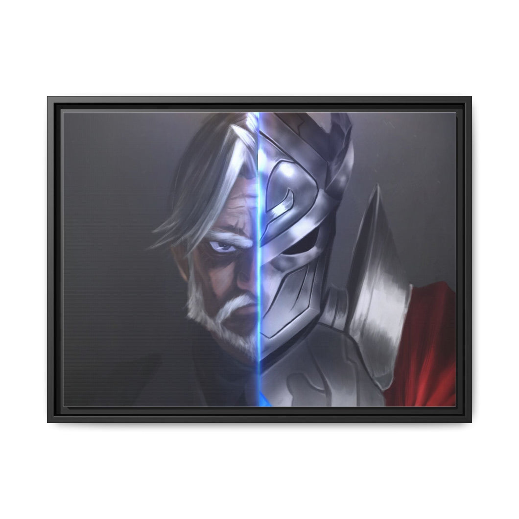 Overlord Sebas Tian Canvas Framed Art Print