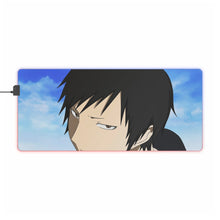 Load image into Gallery viewer, Durarara!! Izaya Orihara RGB LED Mouse Pad (Desk Mat)
