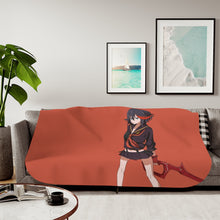 Load image into Gallery viewer, Anime Kill La Kill Sherpa Blanket
