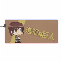 Load image into Gallery viewer, Chibi Sasha eating a potato RGB LED Mouse Pad (Desk Mat)
