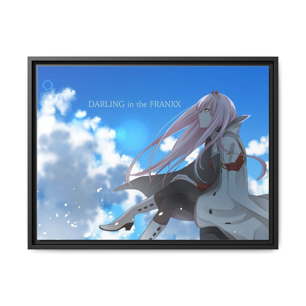 Wait for me, Darling... Canvas Framed Art Print