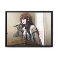 Makise Kurisu Canvas Framed Art Print