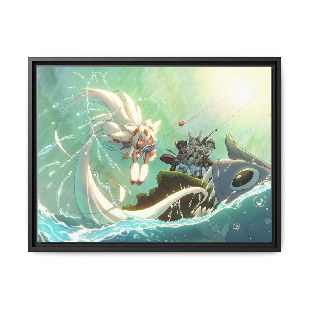 Anime Made In A Canvas Framed Art Print