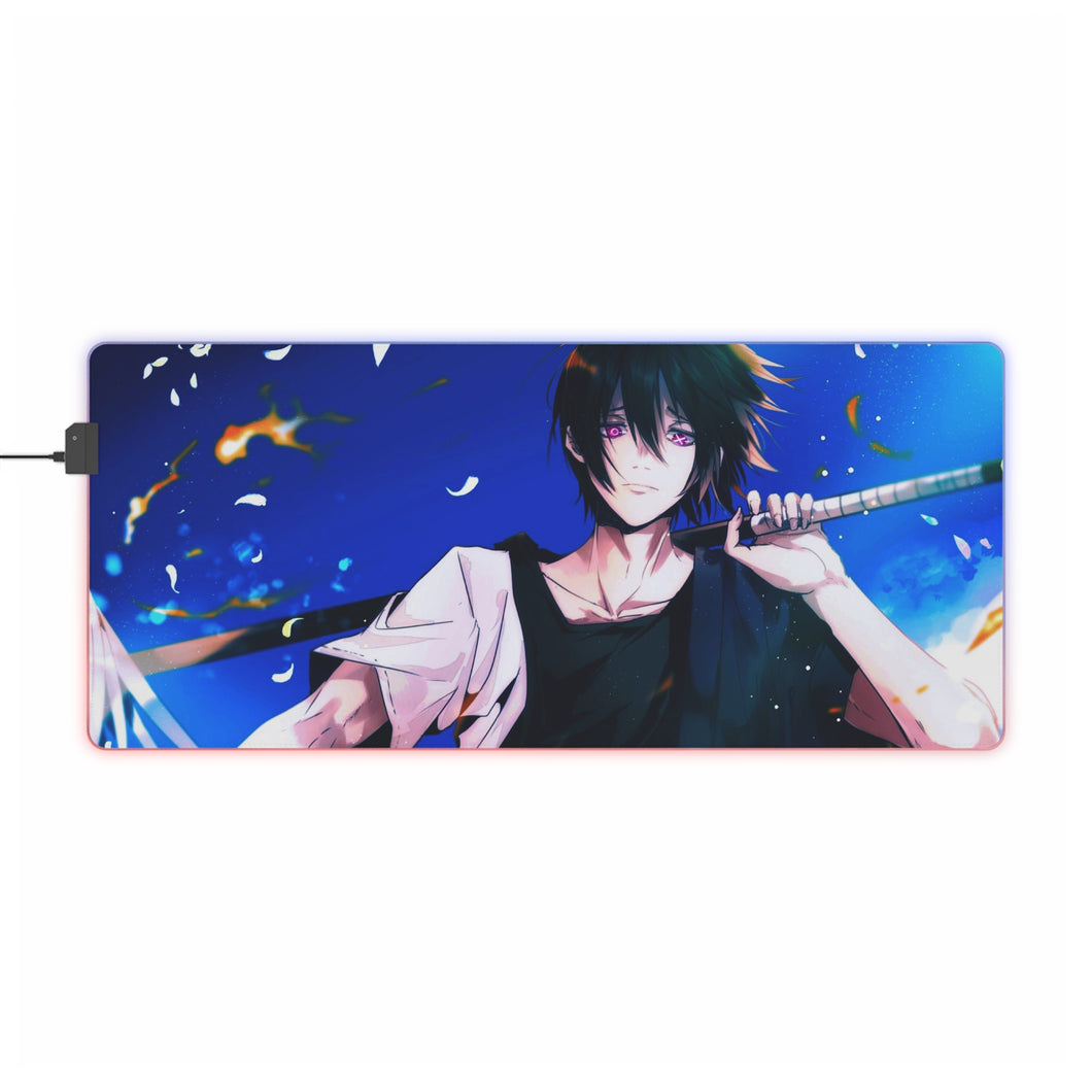 Fire Force Benimaru Shinmon RGB LED Mouse Pad (Desk Mat)