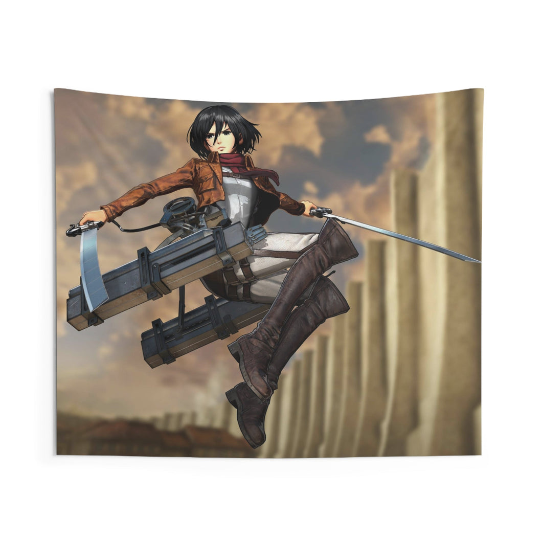 Mikasa Ackerman Indoor Wall Tapestry