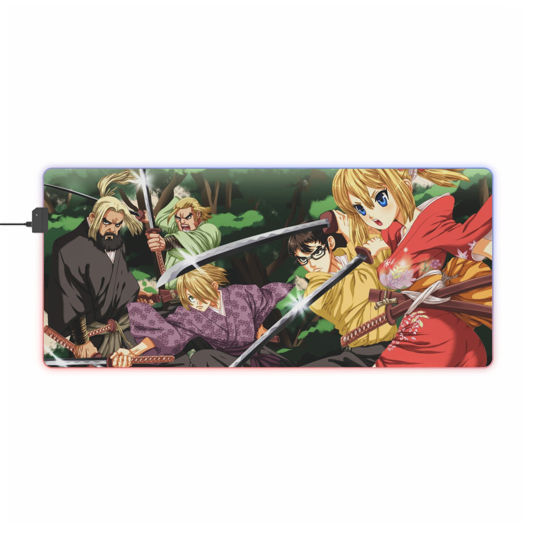 Dr. Stone Kohaku RGB LED Mouse Pad (Desk Mat)