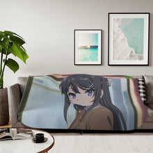 Load image into Gallery viewer, I&#39;m happy to see you Sherpa Blanket
