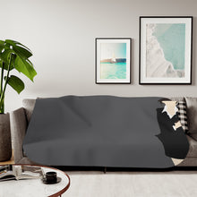 Load image into Gallery viewer, Akane Tsunemori Minimalist Sherpa Blanket
