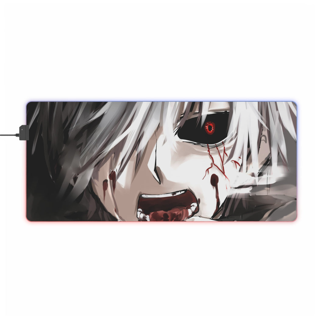 Tokyo Ghoul Ken Kaneki RGB LED Mouse Pad (Desk Mat)