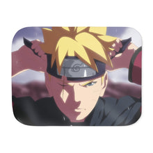 Load image into Gallery viewer, Anime Boruto Sherpa Blanket
