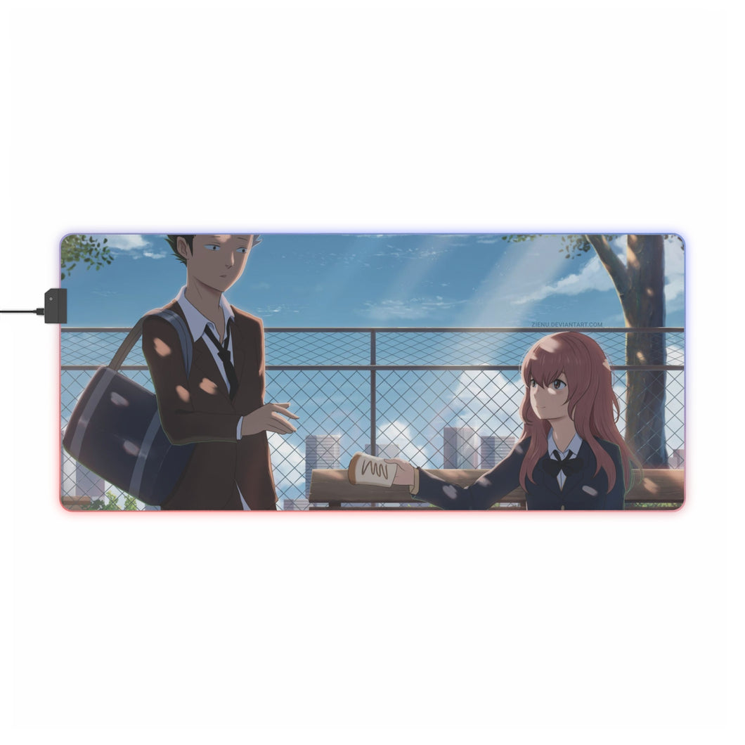 Koe No Katachi RGB LED Mouse Pad (Desk Mat)