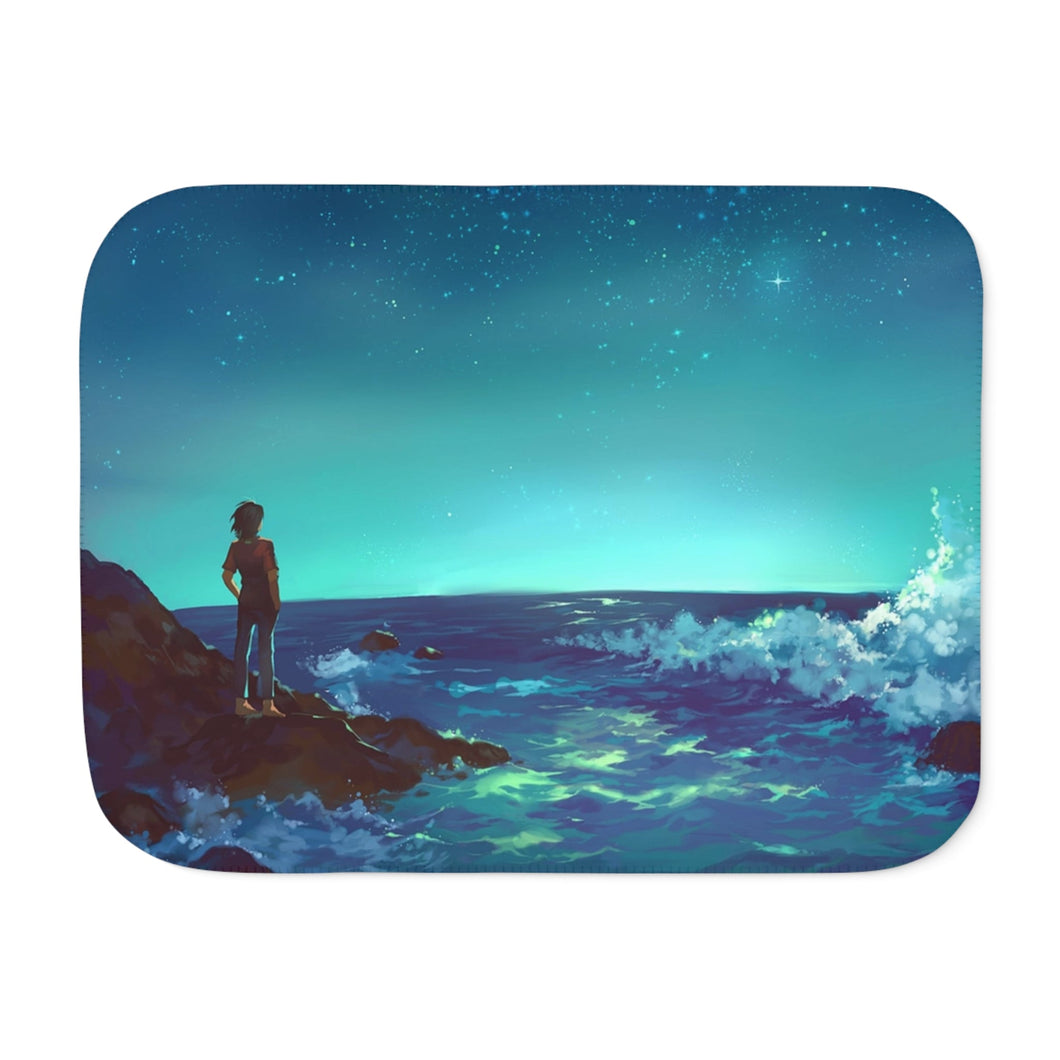 Anohana Jinta Yadomi Sherpa Blanket