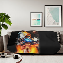 Load image into Gallery viewer, Anime Blue Exorcist Sherpa Blanket
