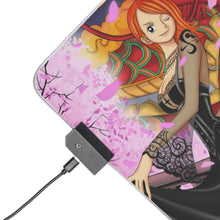 Load image into Gallery viewer, One Piece Monkey D. Luffy, Roronoa Zoro, Nami RGB LED Mouse Pad (Desk Mat)
