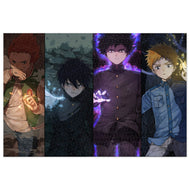 Mob Psycho 100 Shigeo Kageyama, Ritsu Kageyama, Teruki Hanazawa Jigsaw Puzzle