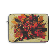 Asuka and Unit 02 Street Art Laptop Sleeve