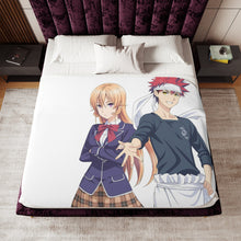 Load image into Gallery viewer, Anime Food Wars: Shokugeki no Soma Sherpa Blanket
