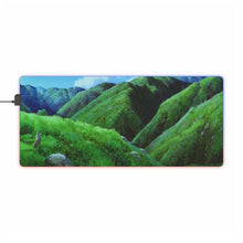 Load image into Gallery viewer, Princess Mononoke RGB LED Mouse Pad (Desk Mat)
