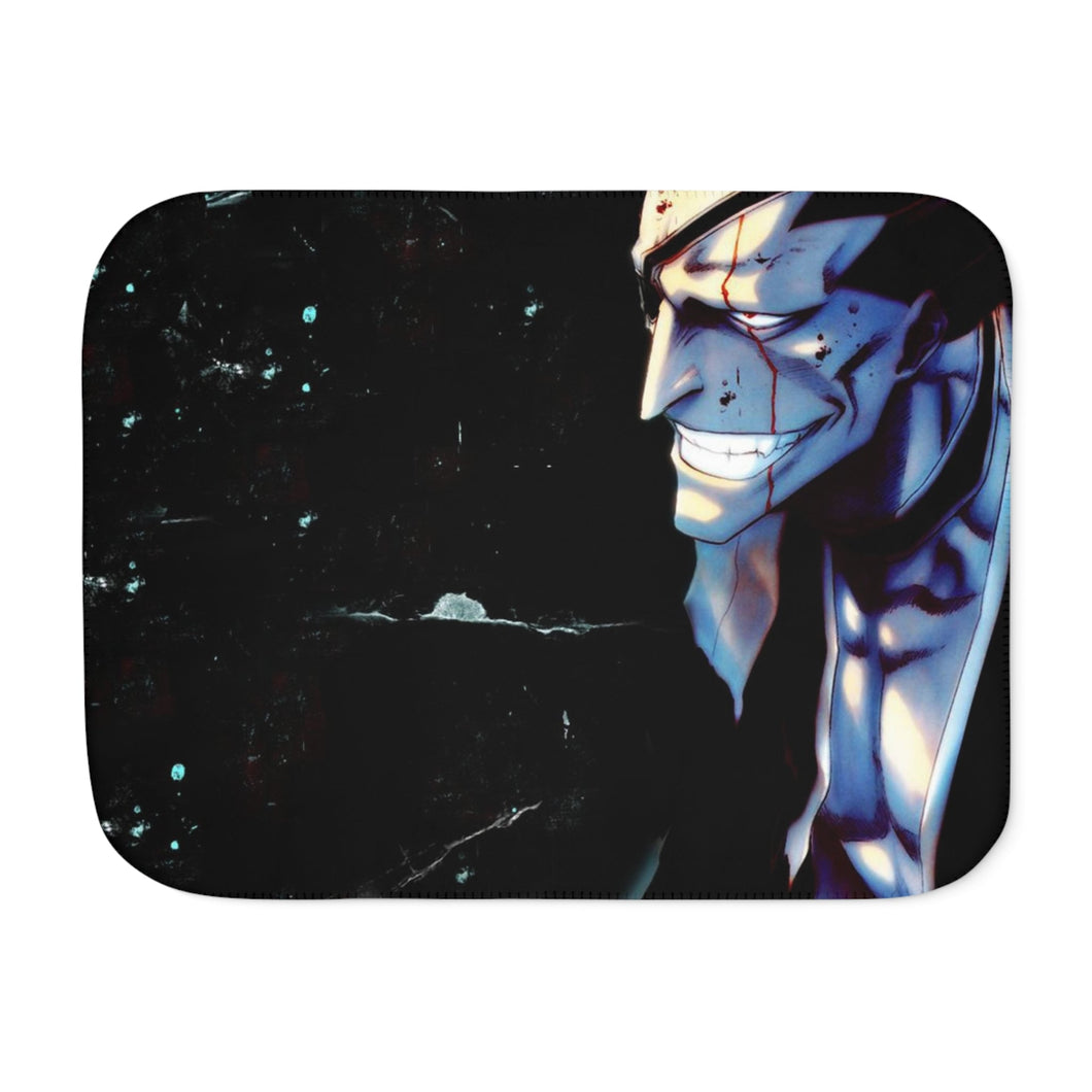 Kenpachi Zaraki (Bleach) Sherpa Blanket