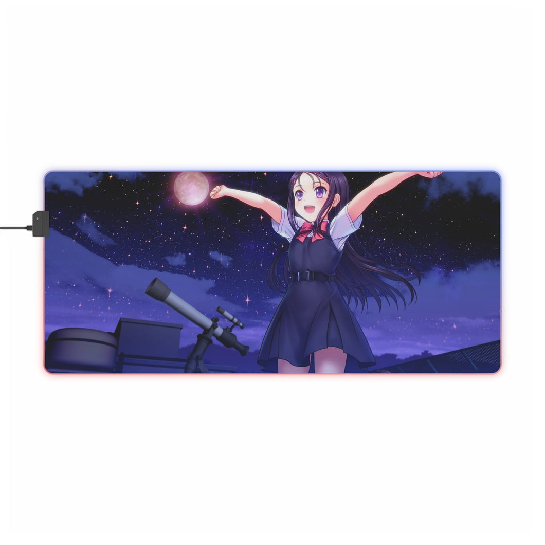 Ayumi Otosaka jumping RGB LED Mouse Pad (Desk Mat)