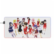 Load image into Gallery viewer, The World God Only Knows Keima Katsuragi, Elucia De Lute Ima, Chihiro Kosaka, Shiori Shiomiya, Kanon Nakagawa RGB LED Mouse Pad (Desk Mat)
