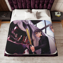 Load image into Gallery viewer, Highschool Of The Dead Sherpa Blanket
