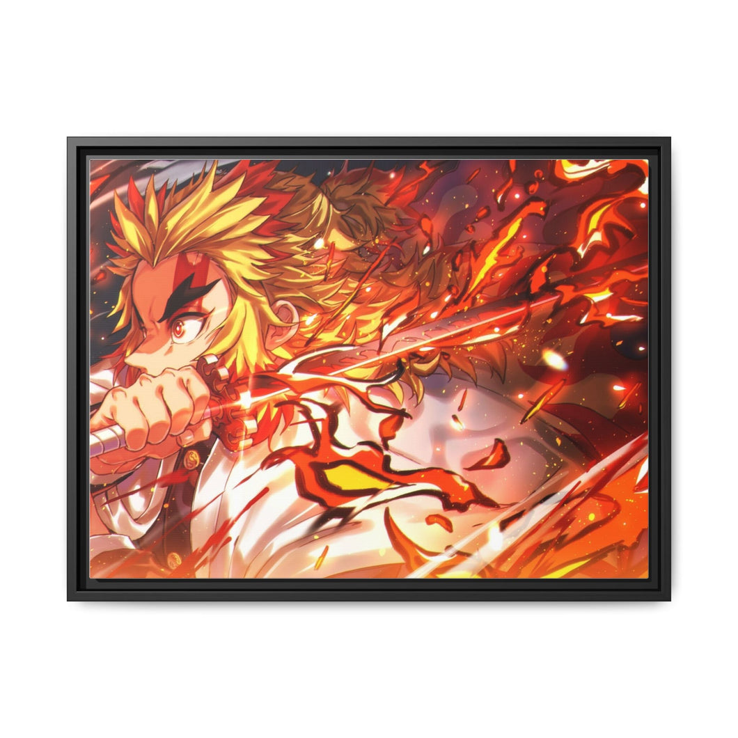 Anime Demon Slayer: Kimetsu no Yaiba Canvas Framed Art Print