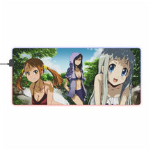 Load image into Gallery viewer, Anohana Meiko Honma, Naruko Anjou, Atsumu Matsuyuki RGB LED Mouse Pad (Desk Mat)
