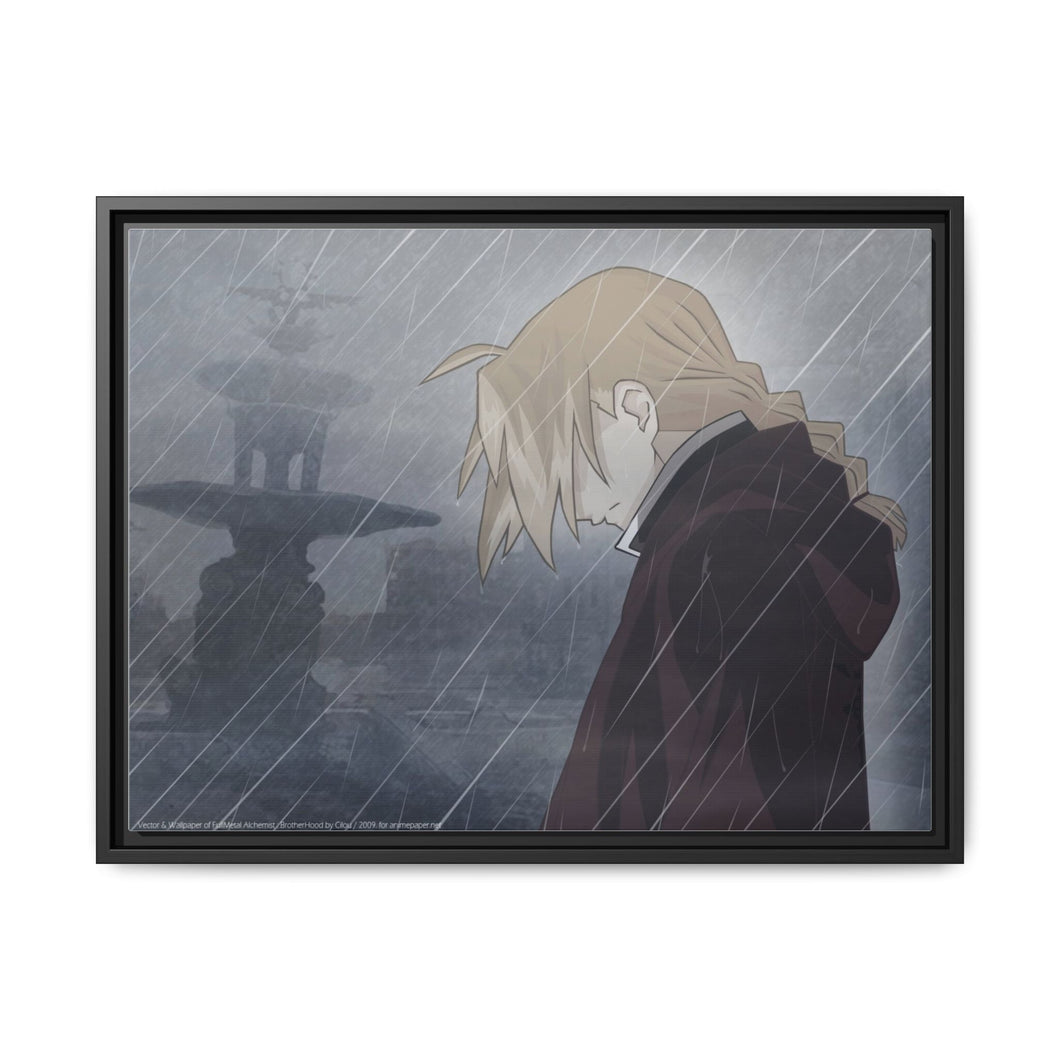 Anime FullMetal Alchemistr Canvas Framed Art Print
