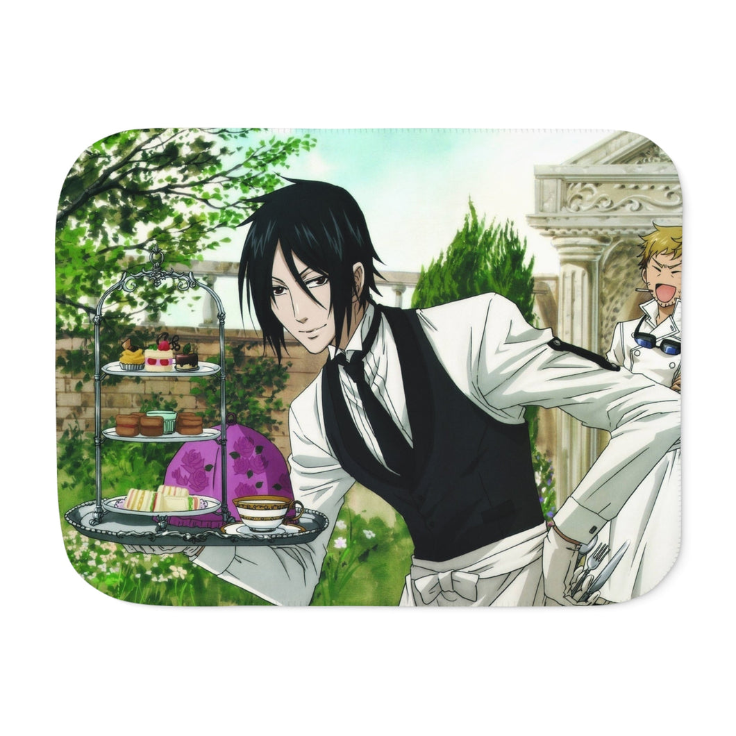 Black Butler Sherpa Blanket