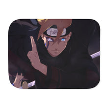 Load image into Gallery viewer, Boruto Uzamaki Sherpa Blanket
