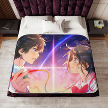 Load image into Gallery viewer, Your Name. Sherpa Blanket
