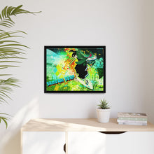 Load image into Gallery viewer, Anime Samurai Champloor Canvas Framed Art Print
