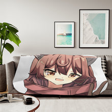 Load image into Gallery viewer, Is It Wrong To Try To Pick Up Girls In A Dungeon? Sherpa Blanket
