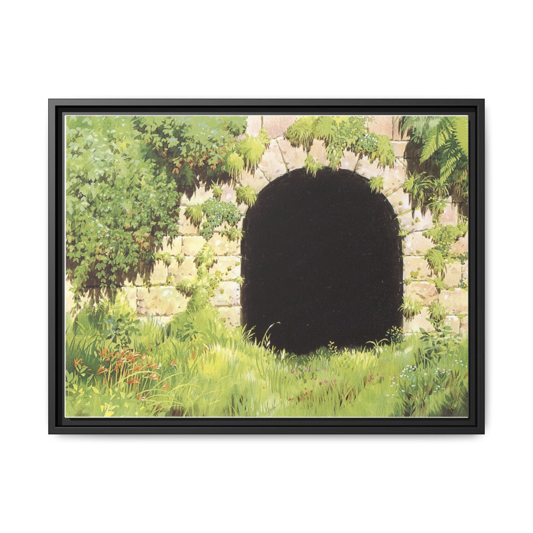 Anime Spirited Away Canvas Framed Art Print