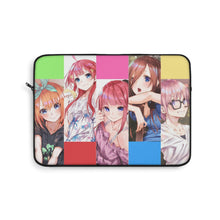 Load image into Gallery viewer, The Quintessential Quintuplets Miku Nakano, Itsuki Nakano, Nino Nakano, Yotsuba Nakano, Ichika Nakano Laptop Sleeve
