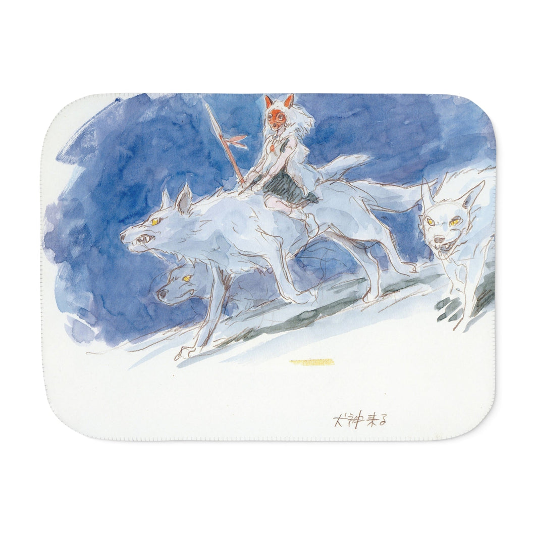 Anime Princess Mononoke Sherpa Blanket