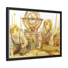 Load image into Gallery viewer, Full Metal Alchemist Edward and Alphonse Elric Canvas Framed Art Print
