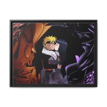 Load image into Gallery viewer, Naruto and Hinita Kissing Canvas Framed Art Print
