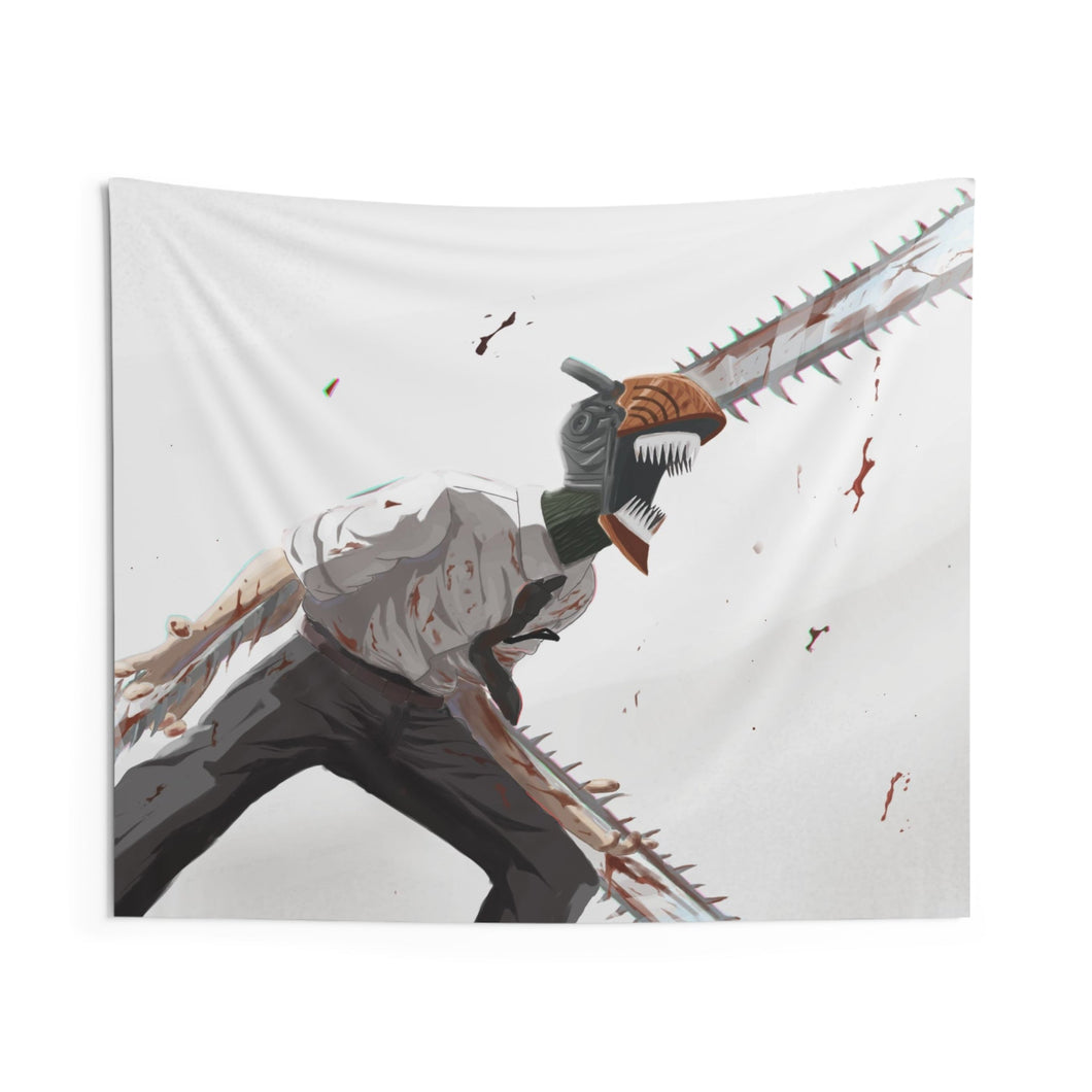 Anime Chainsaw Man Indoor Wall Tapestry