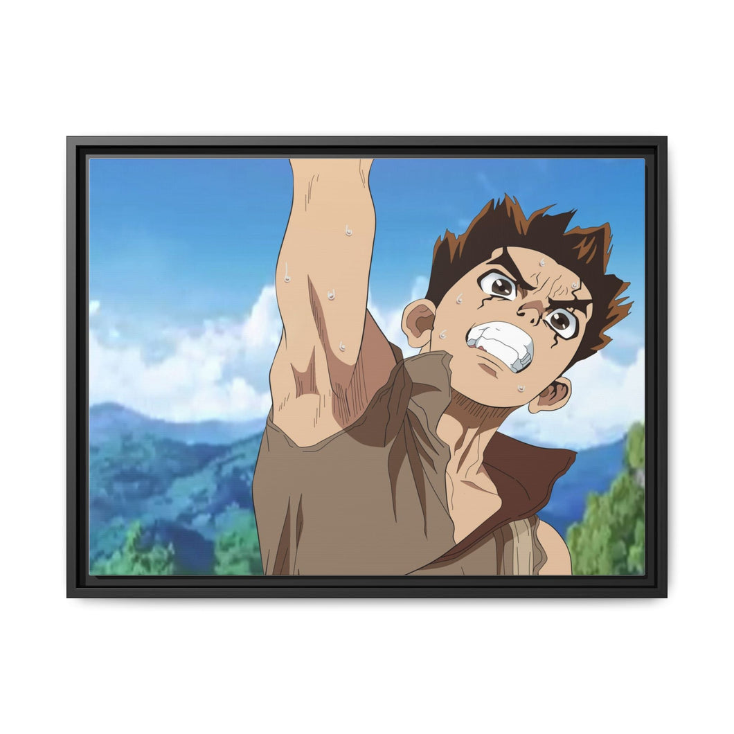 Anime Dr. Stone Canvas Framed Art Print