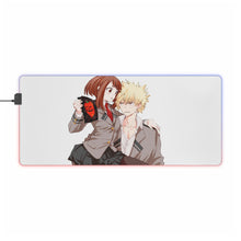 Load image into Gallery viewer, My Hero Academia Katsuki Bakugou RGB LED Mouse Pad (Desk Mat)
