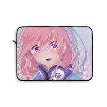 Load image into Gallery viewer, A girl with pink hair and headphones Laptop Sleeve
