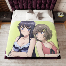 Load image into Gallery viewer, Rascal Does Not Dream of Bunny Girl Senpai Sherpa Blanket
