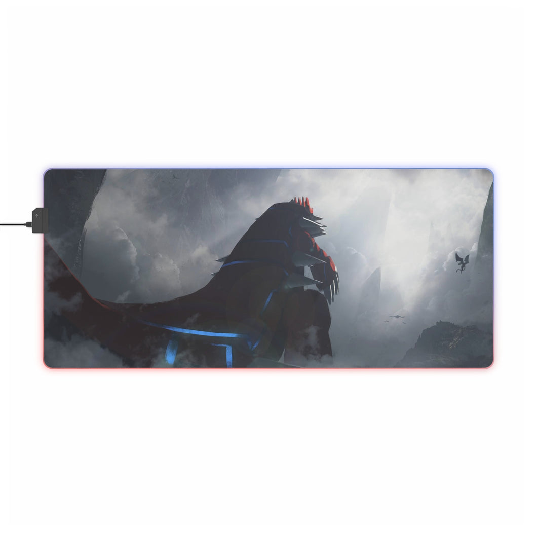 A Wild Groudon Has Appeared!!! RGB LED Mouse Pad (Desk Mat)