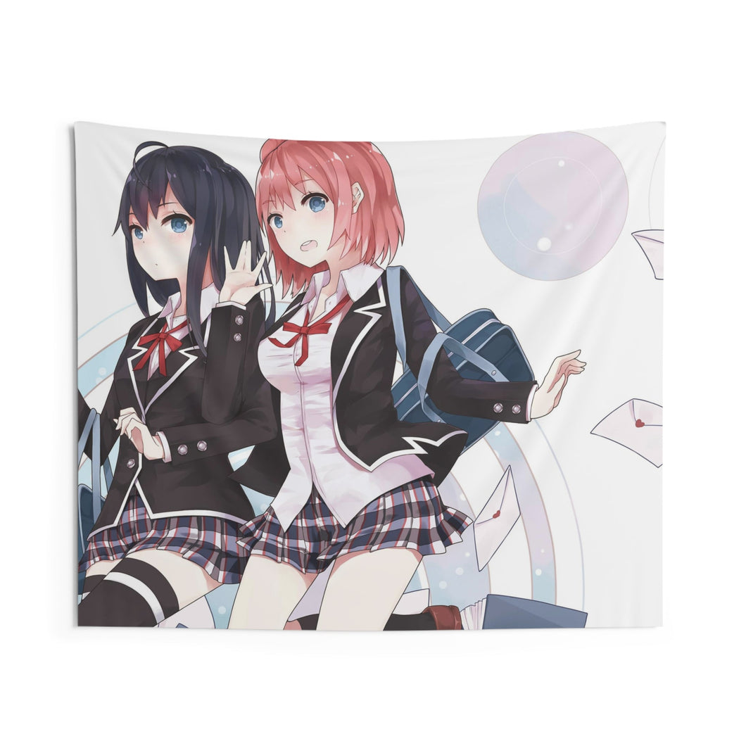 My Teen Romantic Comedy SNAFU Yukino Yukinoshita, Yui Yuigahama Indoor Wall Tapestry