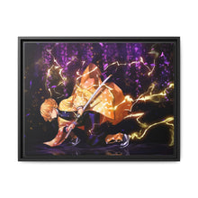 Load image into Gallery viewer, Demon Slayer: Kimetsu no Yaiba Zenitsu Agatsuma Canvas Framed Art Print
