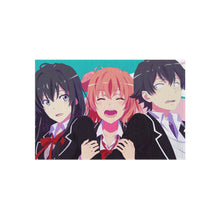 Load image into Gallery viewer, My Teen Romantic Comedy SNAFU Hachiman Hikigaya, Yukino Yukinoshita, Yui Yuigahama Rug
