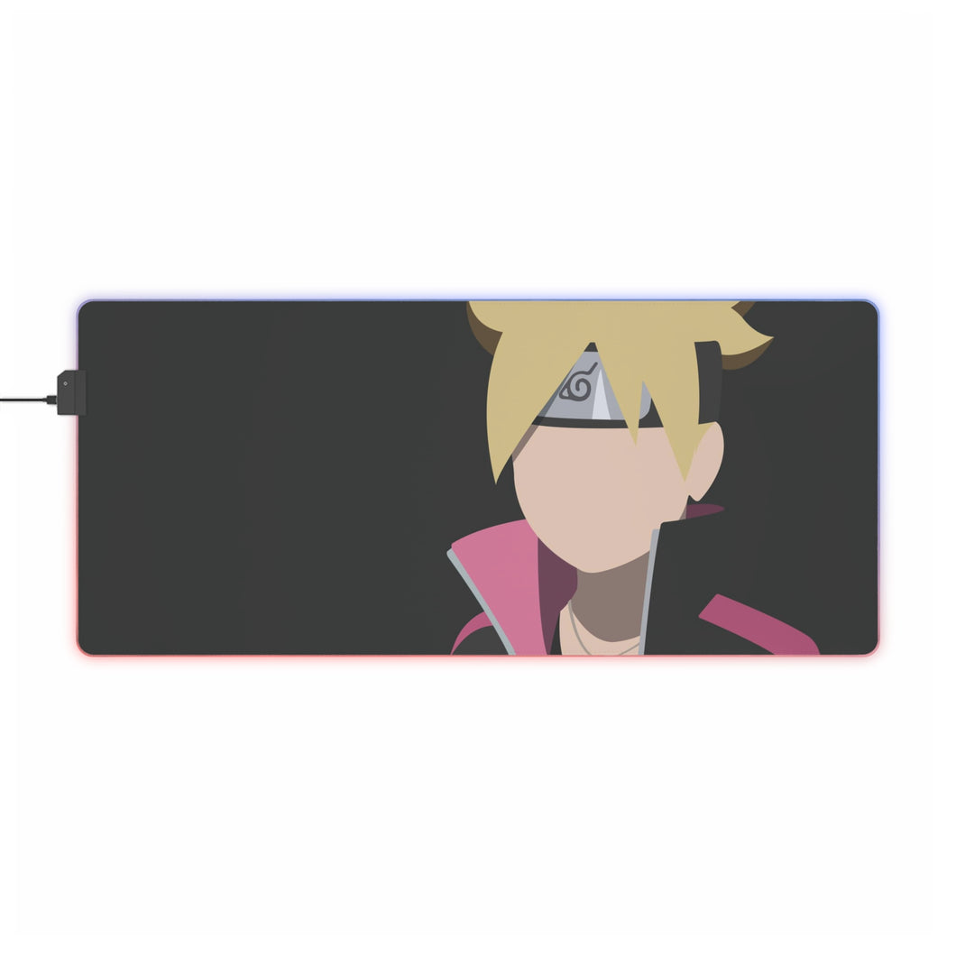 Uzumaki Boruto from Boruto : Naruto Next Generations for Desktop RGB LED Mouse Pad (Desk Mat)