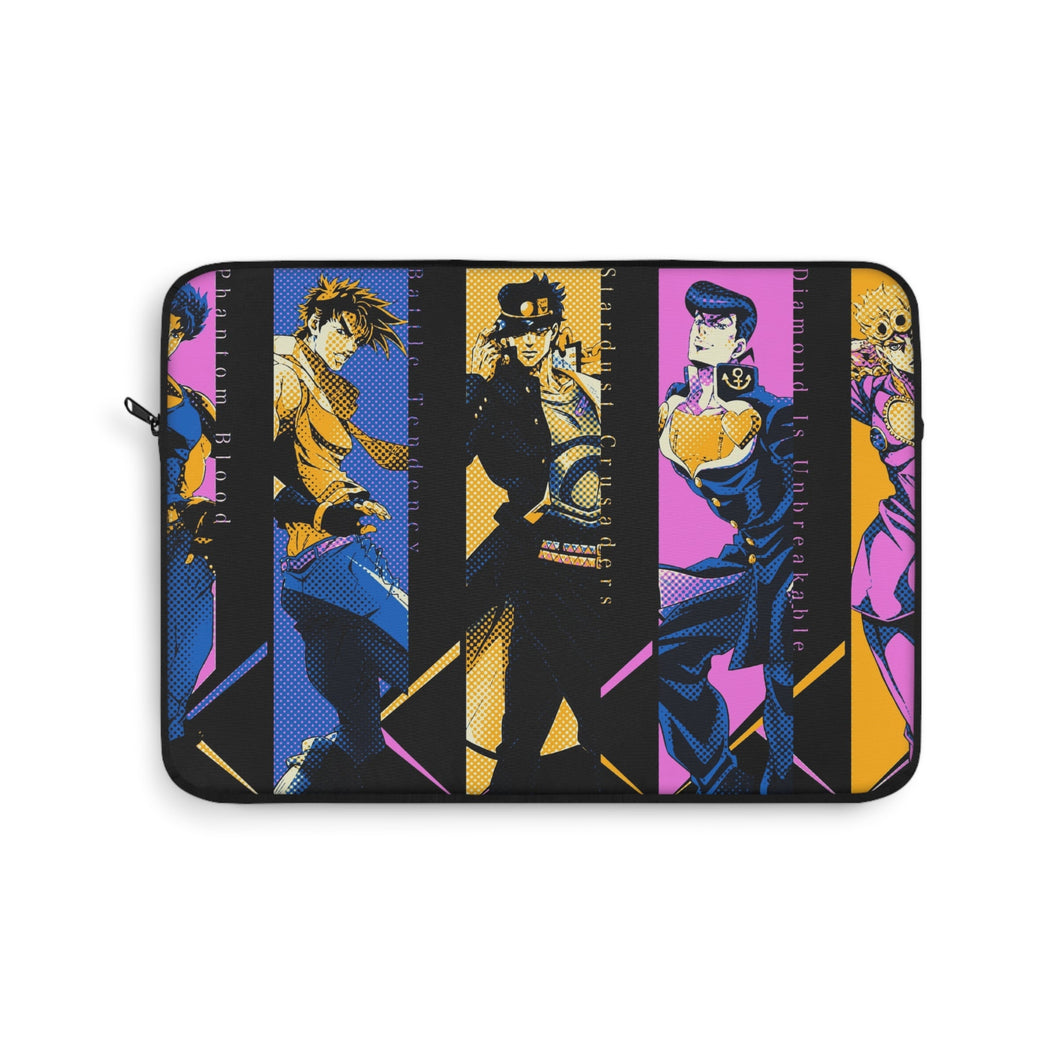 Giorno Giovanna Joseph Joestar Jotaro Kujo Josuke Higashikata and Jonathan Joestar Laptop Sleeve